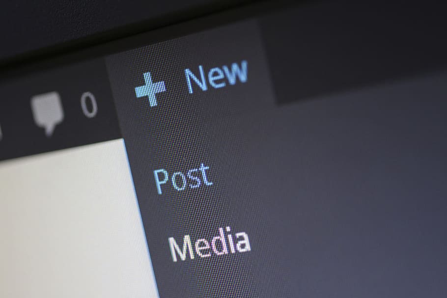 new post media screengrab, option, window, cms, wordpress, content management system HD wallpaper