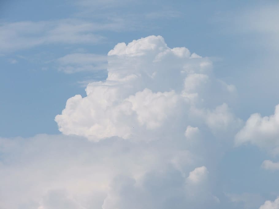 Cloud, Blue Sky, Sunshine, Nature, summer, weather, lights HD wallpaper