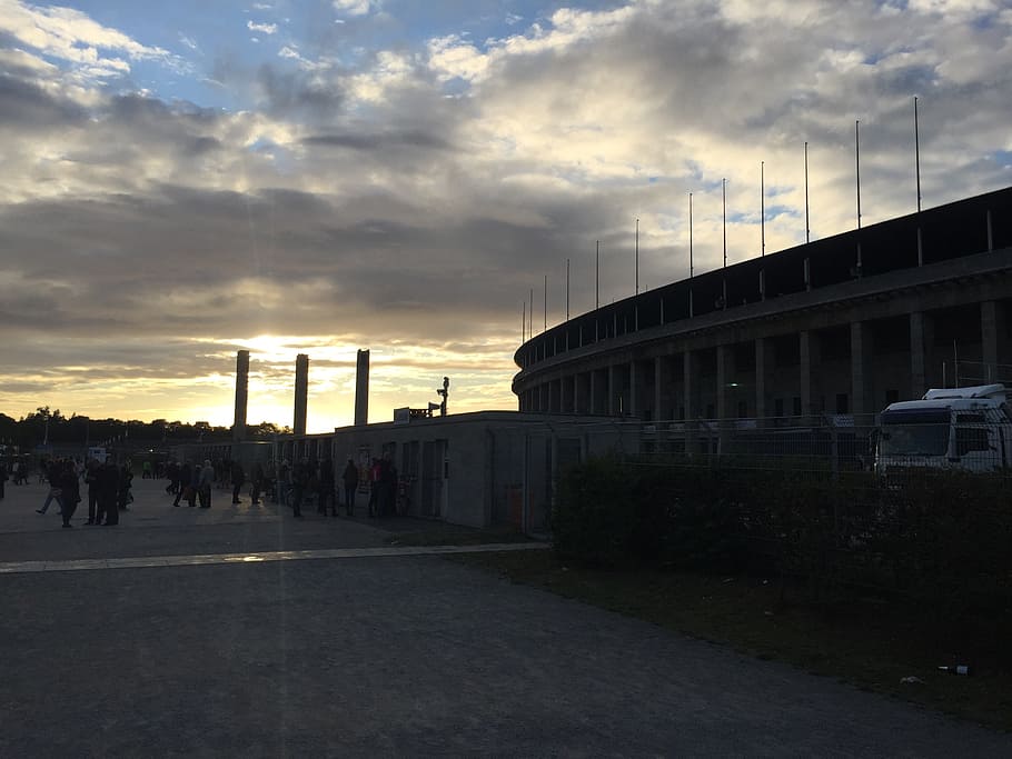 berlin, olympiastadion, architecture, germany, sport, stadium, HD wallpaper