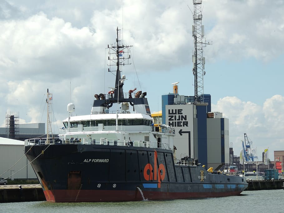 tug, rotterdam, lekhaven, nautical vessel, transportation, mode of transportation HD wallpaper