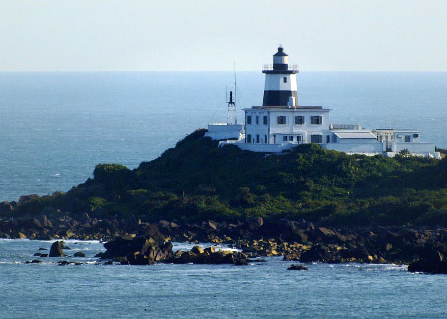 Cape Fuguie Lighthouse in Taiwan, photos, landscape, landscapes, HD wallpaper