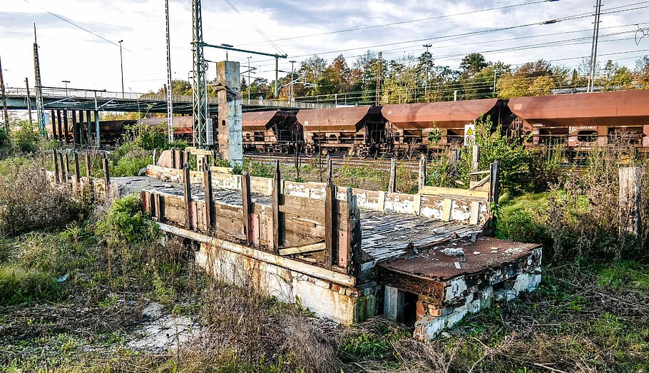 gleise, train, rail, platform, rail traffic, threshold, railroad track HD wallpaper