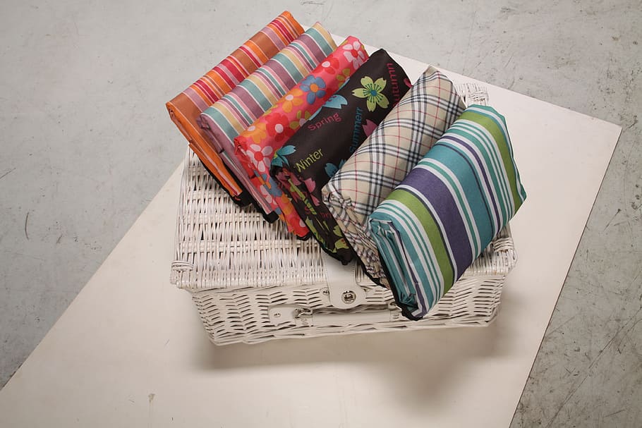 Basket, Summer, picnic mat, textile, no People, newspaper, indoors HD wallpaper