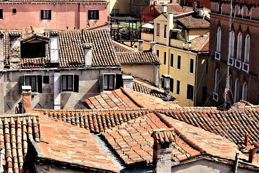 brown concrete buildings at daytime, venice, italy, architecture, HD wallpaper