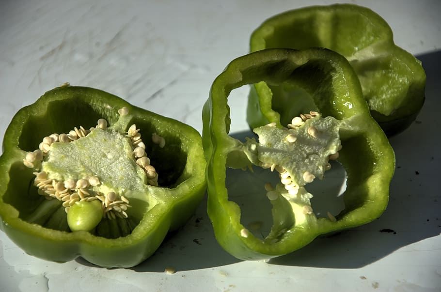 pepper, green, healthy, vegetable, food, food and drink, healthy eating HD wallpaper
