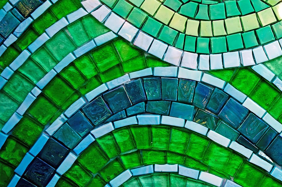 green, background, wallpaper, macro, square, squares, mosaic HD wallpaper