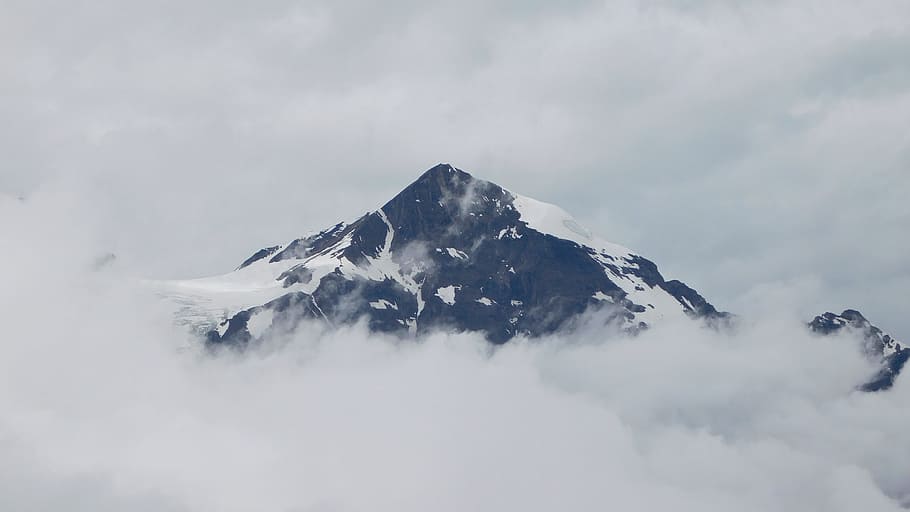 Mountain Peak, Sky, Landscape, nature, travel, adventure, high HD wallpaper