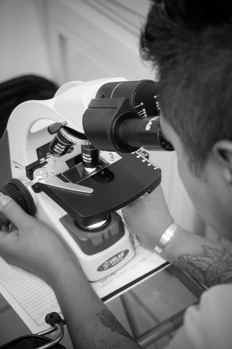 technology, microscope, research, microbiology, team, lab, analysis HD wallpaper