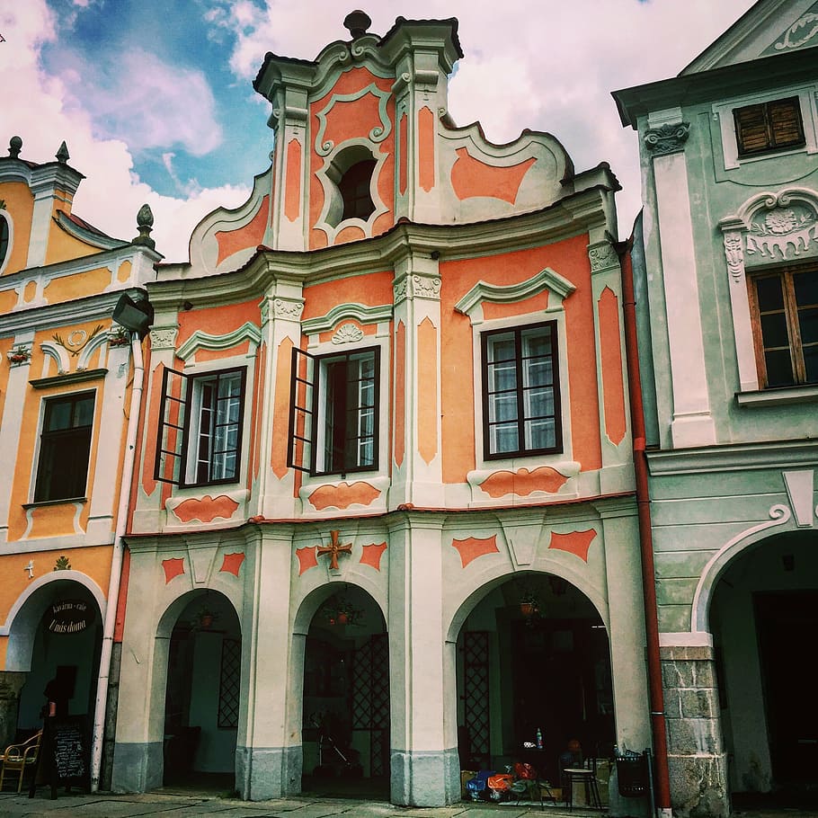 telc, czech, building, architecture, heritage, moravia, town HD wallpaper