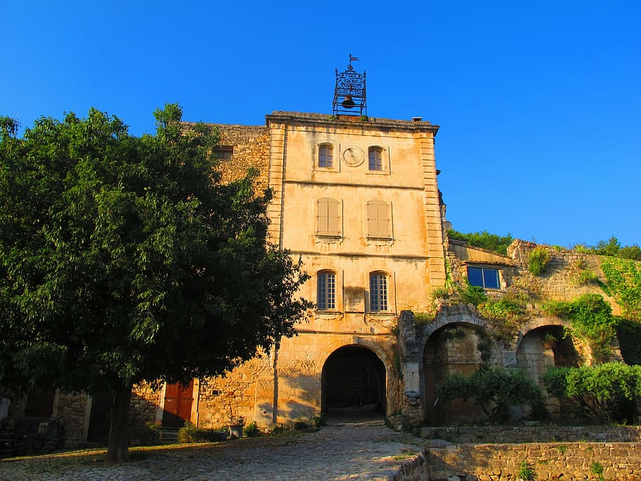 luberon, provence, vaucluse, architecture, built structure HD wallpaper