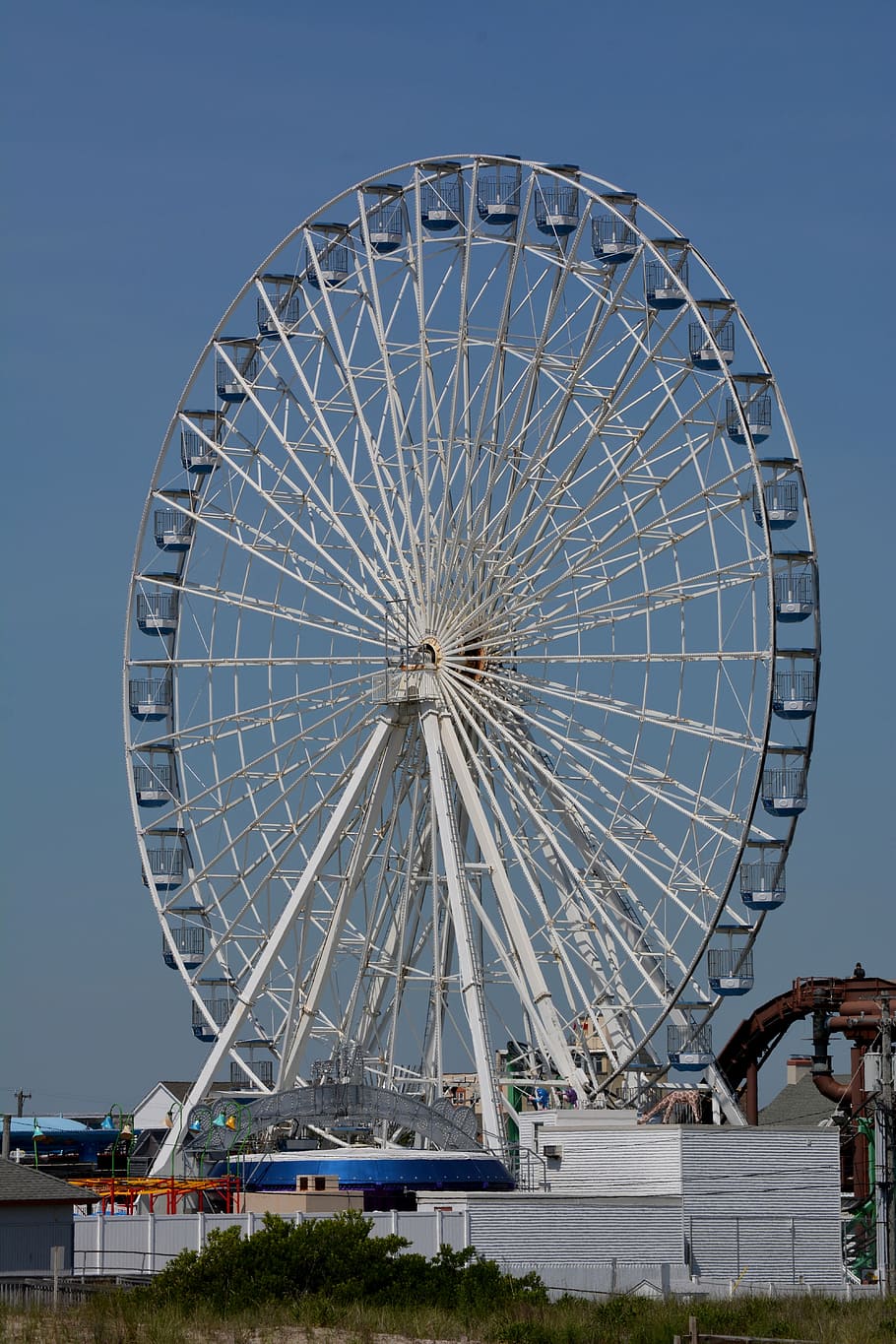 ferris, wheel, ride, park, ferris wheel, fun, amusement, summer HD wallpaper