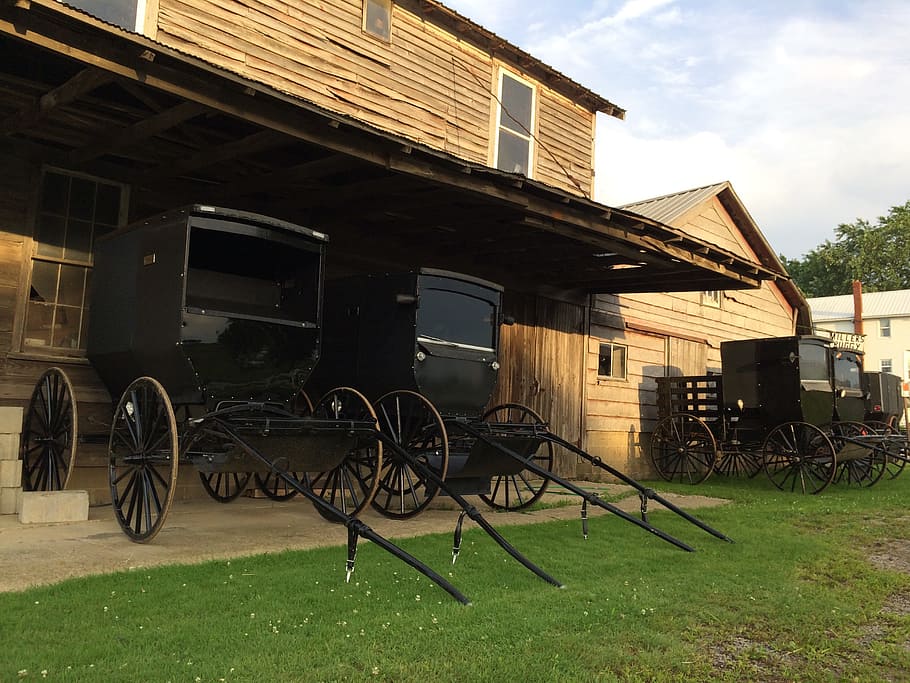 A beautiful Amish church in the American countryside on a misty morning,  generative AI 32432098 Stock Photo at Vecteezy