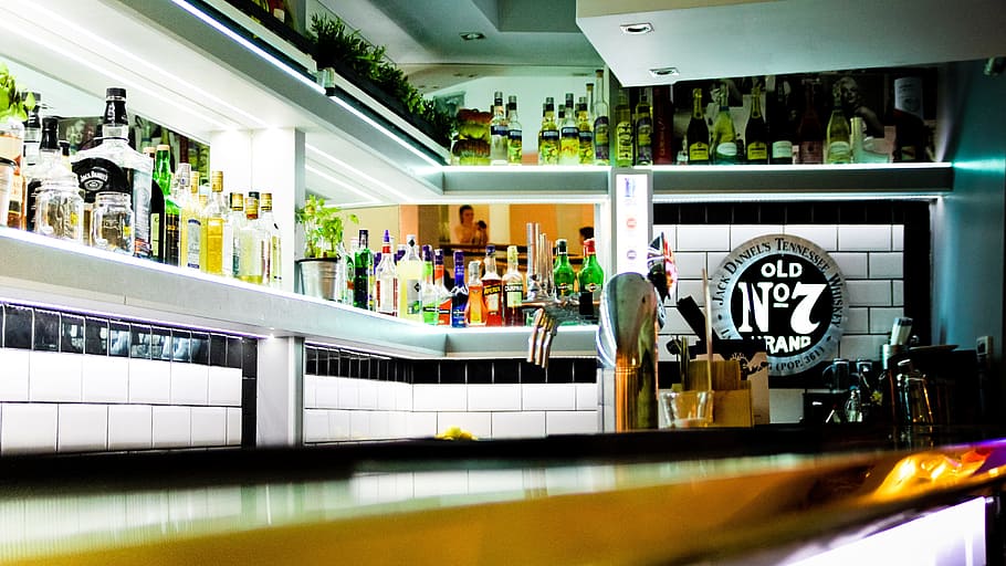 restaurant, bar, diner, composition, the interior of the, architecture HD wallpaper