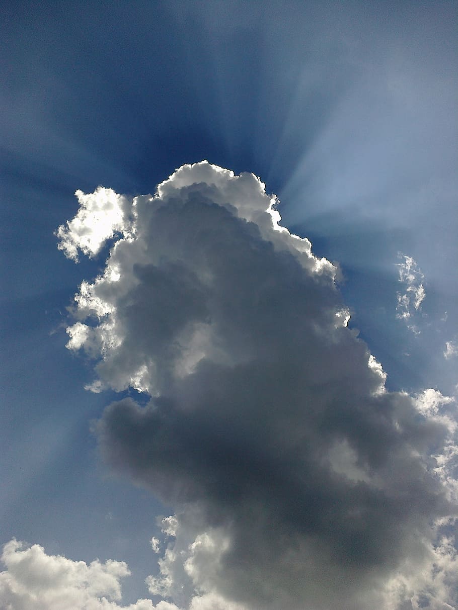 the sky, clouds, sun, nature, cloud - sky, beauty in nature HD wallpaper