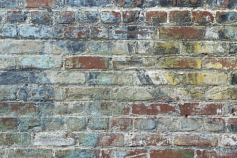 brick wall with graffiti, background, texture, urban, brick texture HD wallpaper