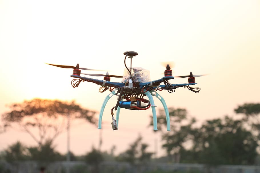 drone, quadcopter, technology, aircraft, flight, helicopter HD wallpaper