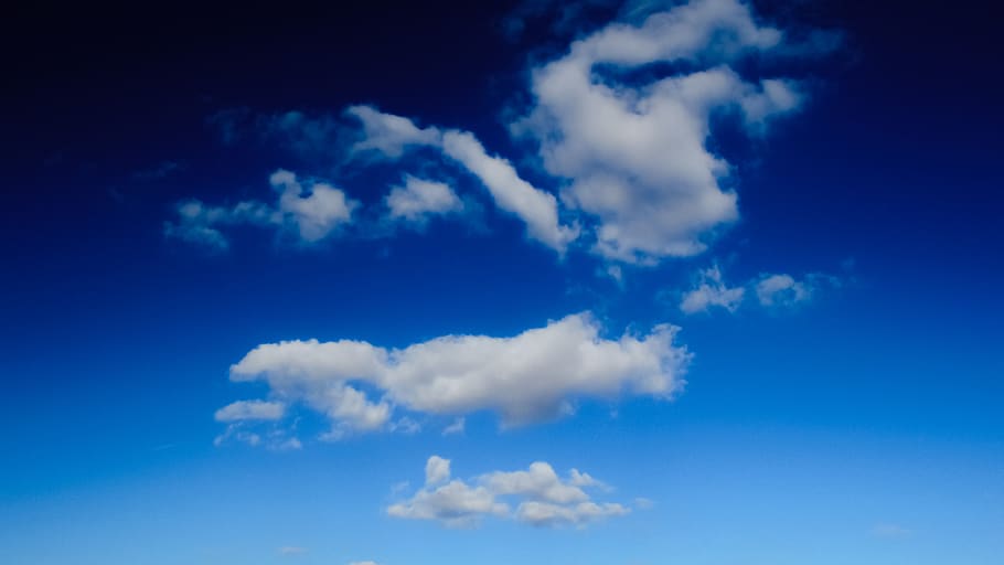 clouds, sky, blue, blue sky clouds, white, cloud - sky, beauty in nature HD wallpaper