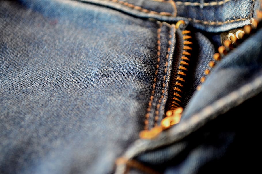 zip, zipper, fly, jeans, blue, pocket, fashion, clothing, casual, HD wallpaper