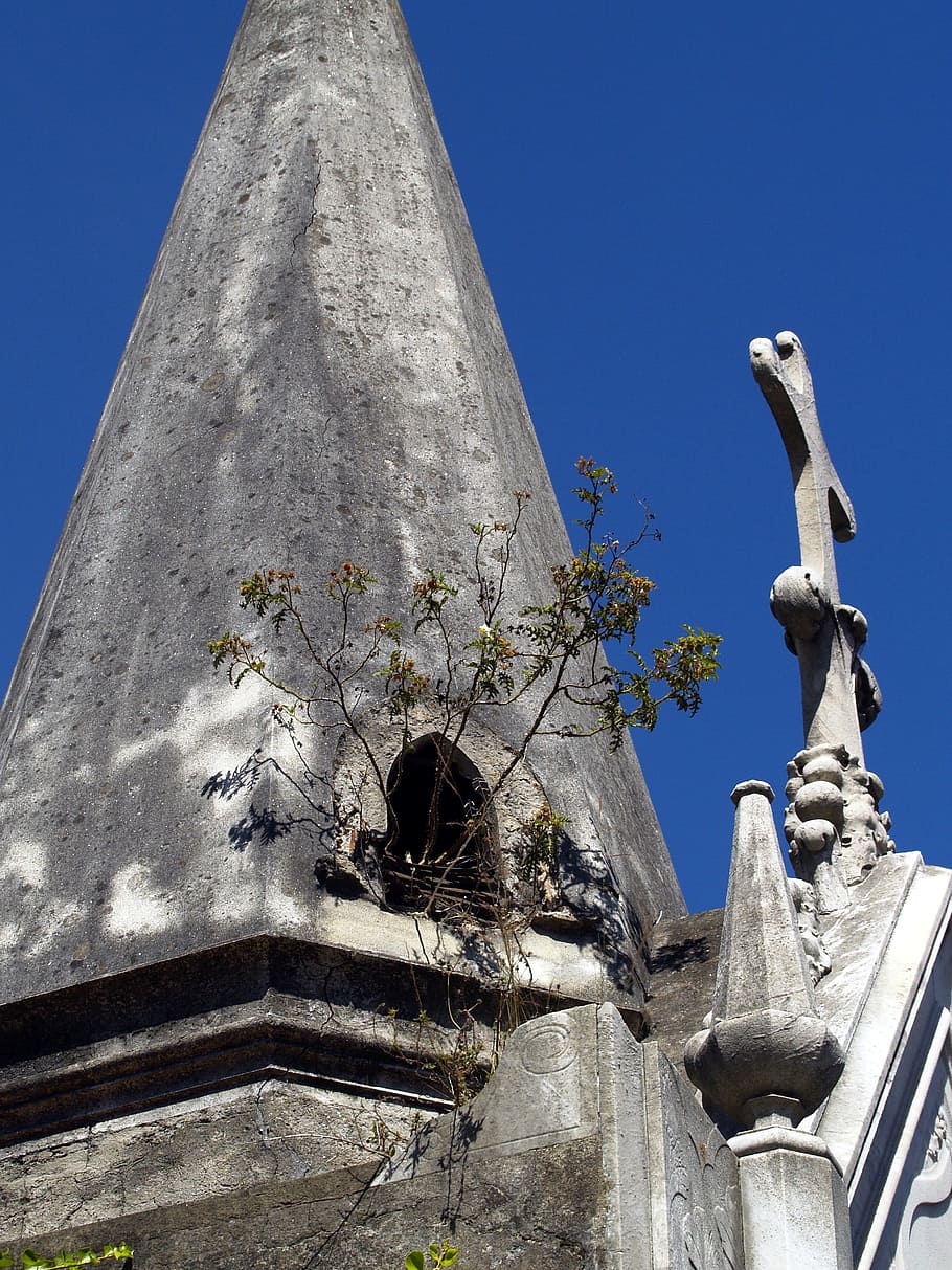Buenos Aires, Argentina, Cemetery, erosion, building, monument, HD wallpaper