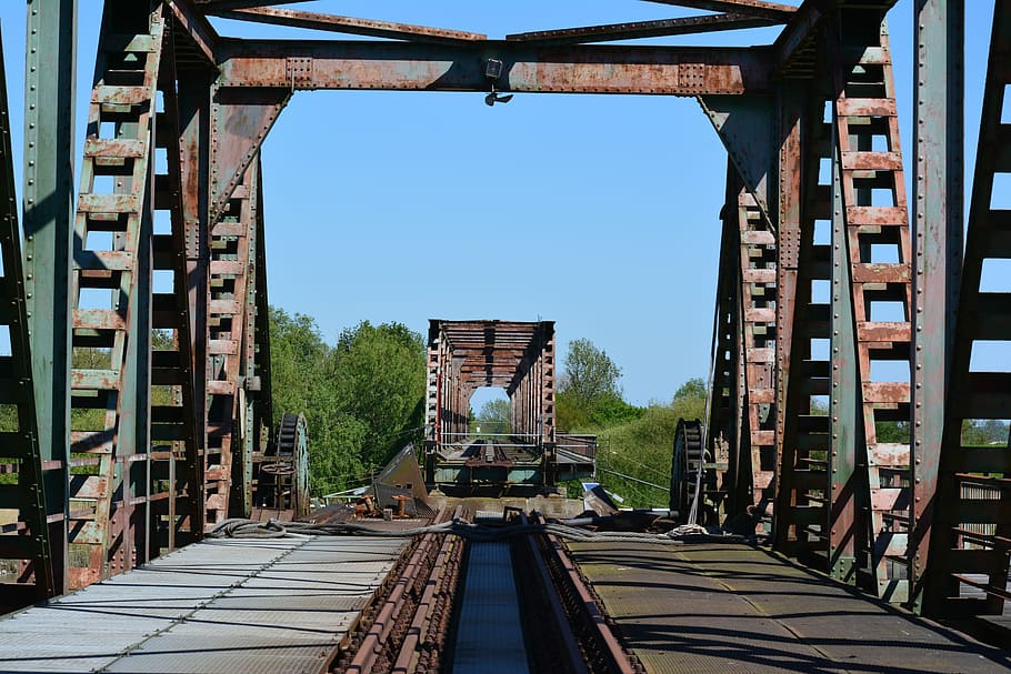 weener, railway bridge, defect, ems, seemed, ship accident HD wallpaper