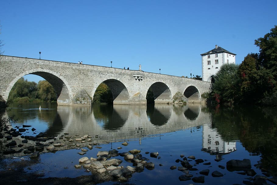 Bridge, Tower, Tower, City, bridge - Man Made Structure, river HD wallpaper