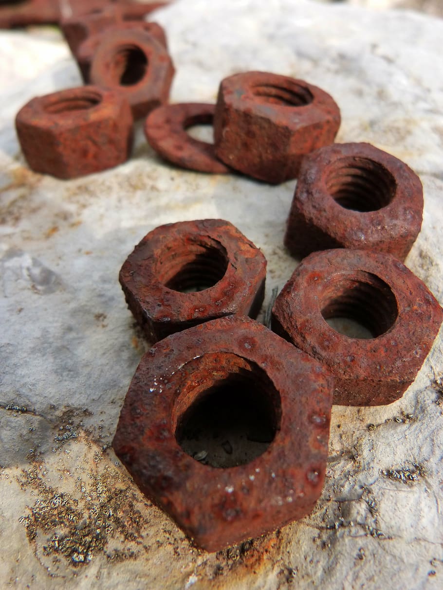 thread, rusty, abandoned, iron, metal, decline, deterioration HD wallpaper