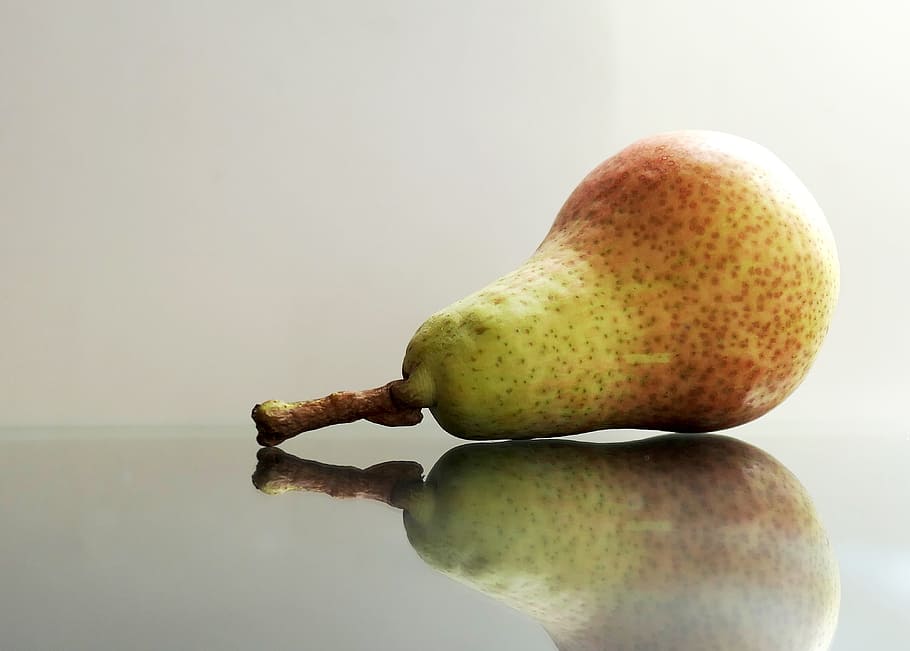pear, fruit, bio, late summer, green yellow, delicious, ripe HD wallpaper