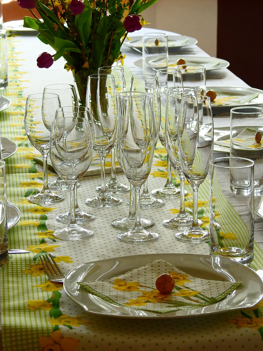 table, plate, cover, celebration, celebrate, birthday, easter HD wallpaper