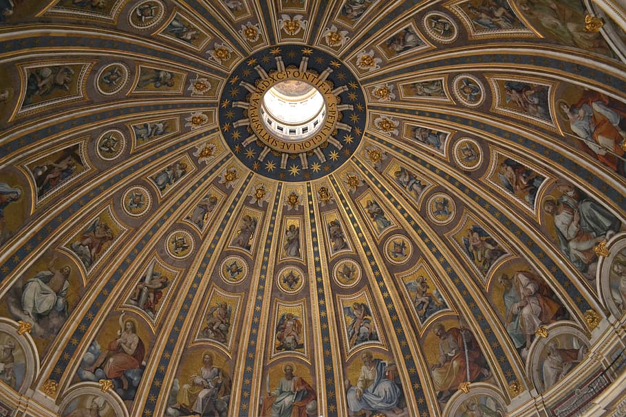 michelangelo buonarroti, basilica, the basilica di san pietro, HD wallpaper