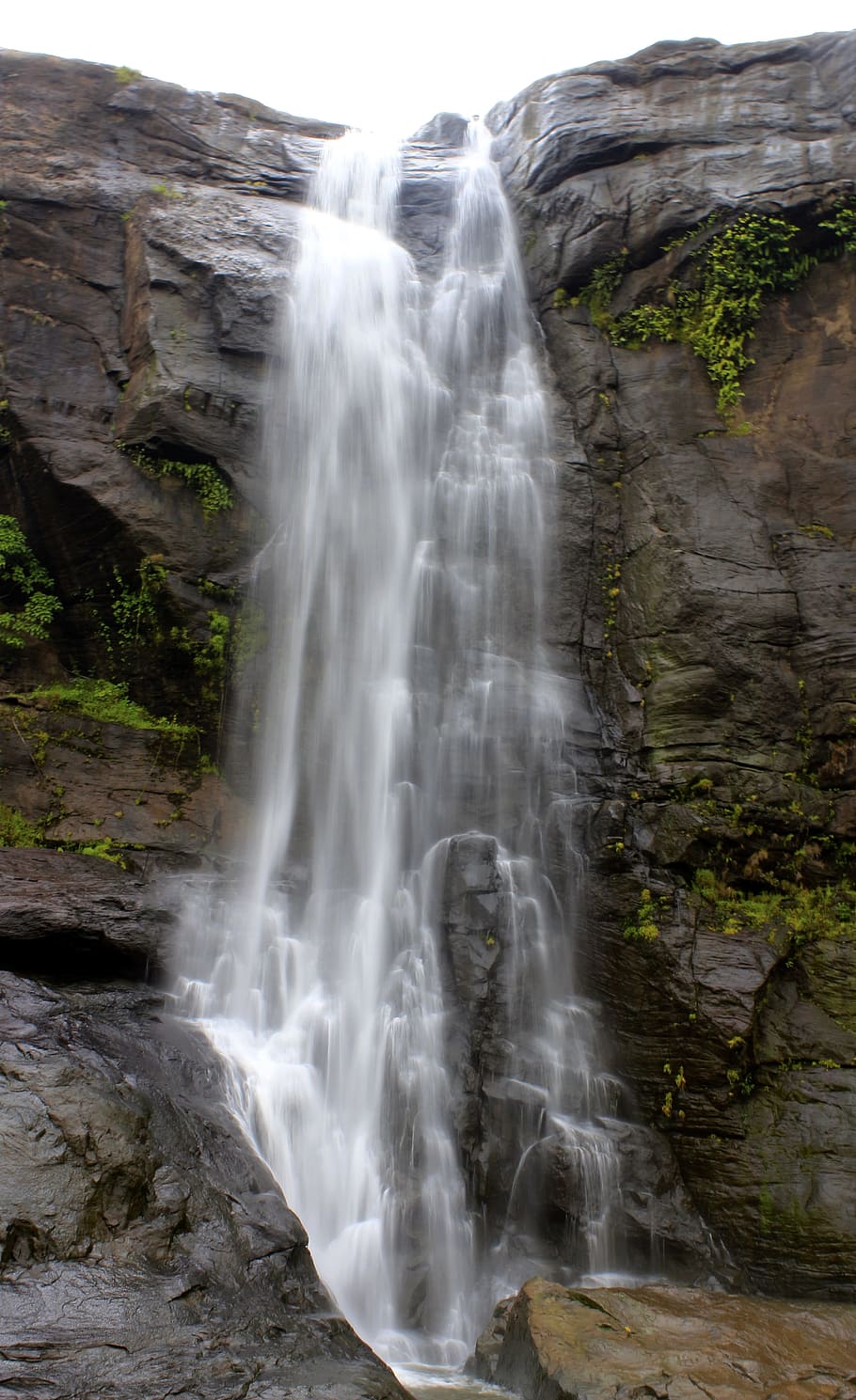 waterfall, nature, river, stream, athirappilly, athirappilly falls, HD wallpaper