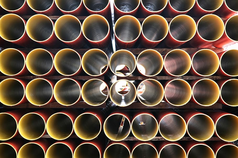 pipe, chimney, smoke pipe, water, backgrounds, pattern, metal HD wallpaper