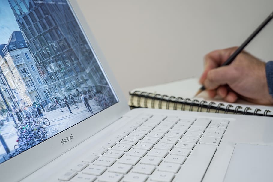 laptop, apple, keyboard, technology, mac, application, software HD wallpaper