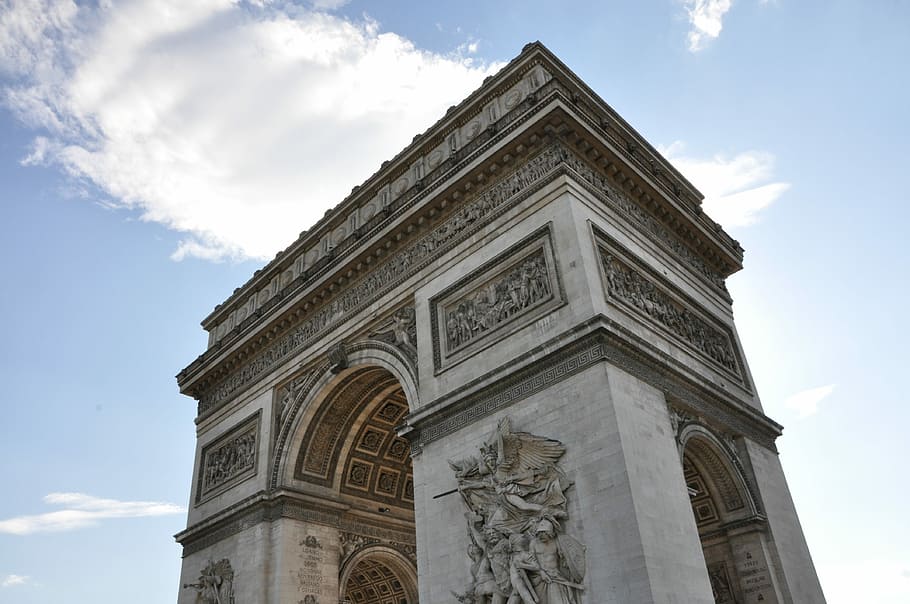 Paris, Monument, Architecture, City, sky, france, tourism, europe HD wallpaper