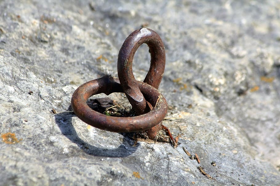rings, two, together, combines, paired, metal, solid, close-up HD wallpaper