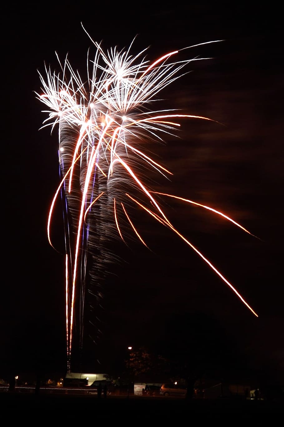 Fireworks, Bonfire, New, Year, celebration, light, effect, firework display HD wallpaper