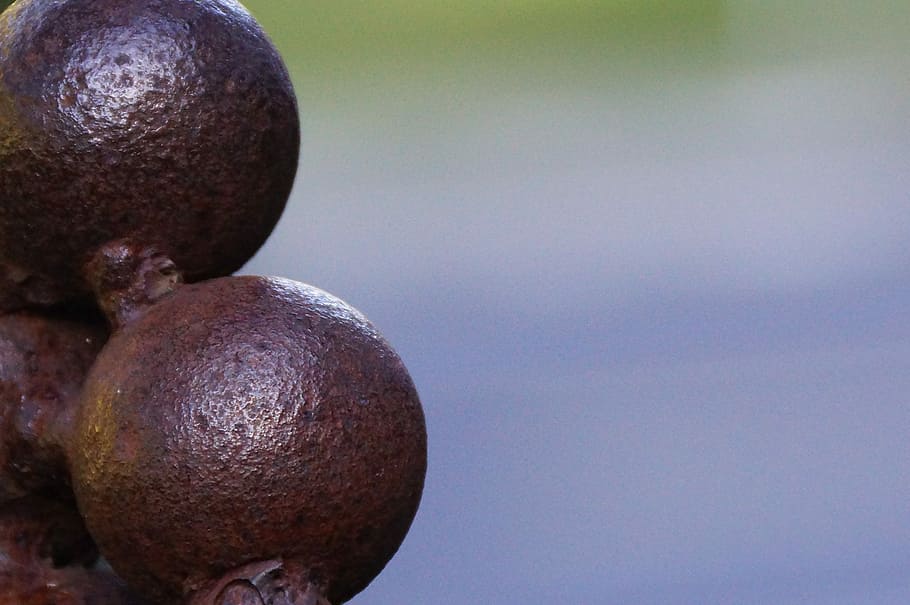 rustic, metal, ball, healthy eating, fruit, food, wellbeing HD wallpaper