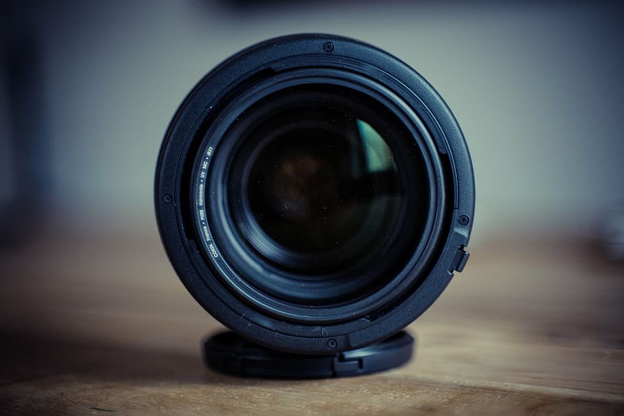 black camera lens, digital, slr, modern, up-to-date, photograph HD wallpaper