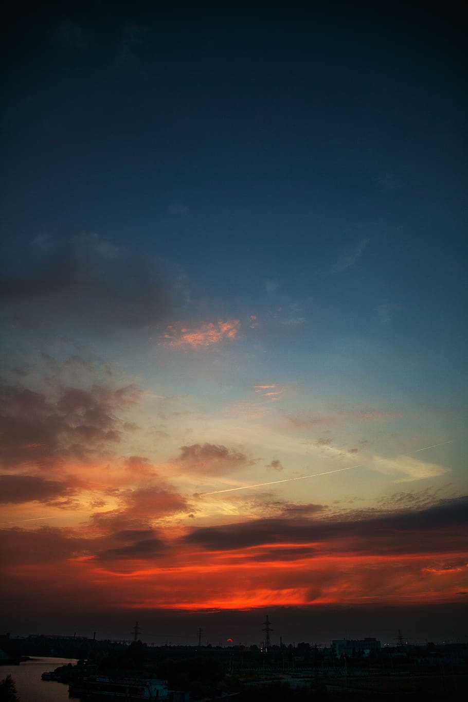 sky, sun, sunset, cloud - sky, beauty in nature, scenics - nature HD wallpaper