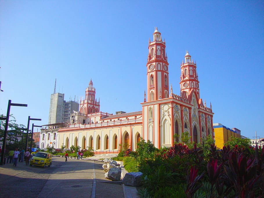 Large Church in Barranquilla, Colombia, architecture, building, HD wallpaper