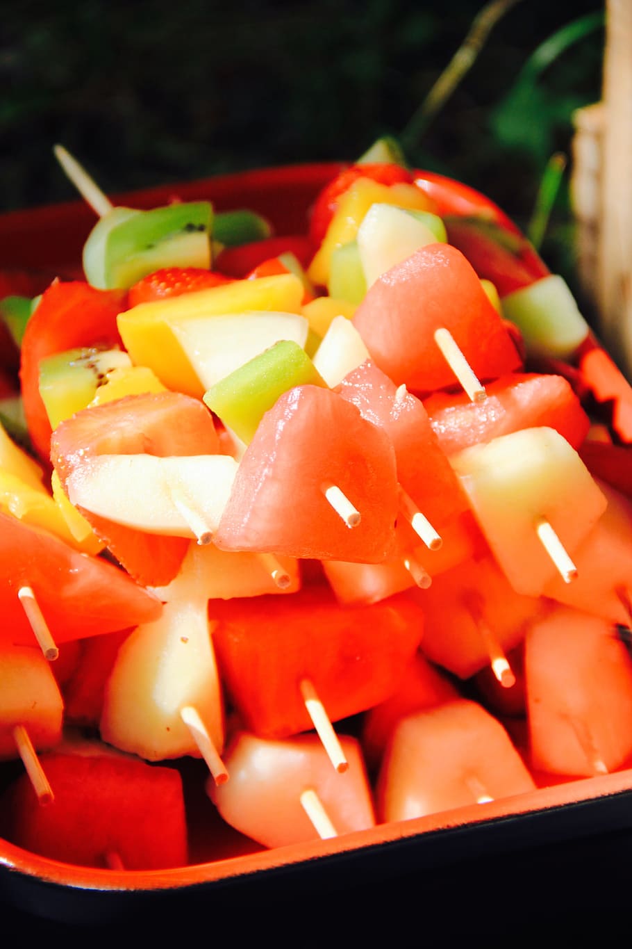 Holidays, Melon, Eat, Fruit, Kiwi, strawberry, food and drink HD wallpaper