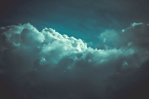 cumulus nimbus clouds, texture, sky, wind, storm, weather, photo HD wallpaper