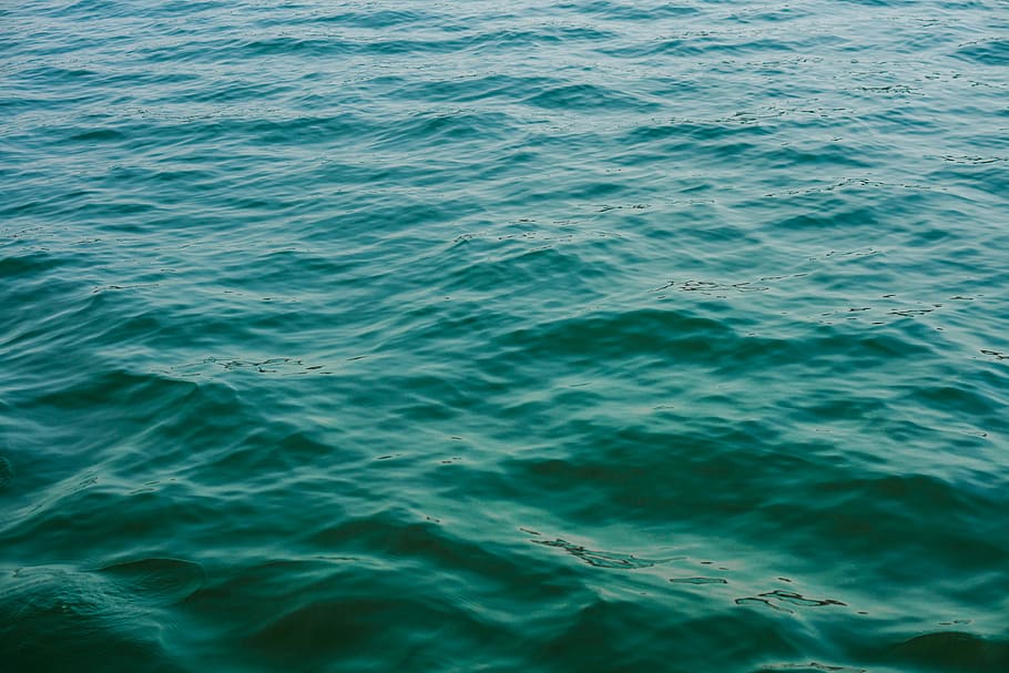 top view photography of body of water, landscape photography of ocean wave HD wallpaper