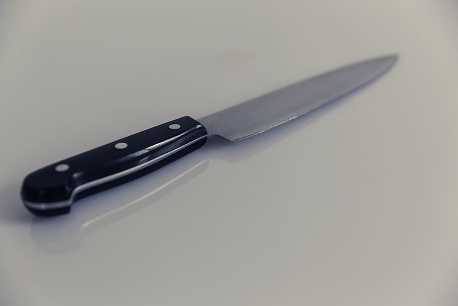 knife, cut, kitchen, sharp, tool, blade, metal, hygiene, eat HD wallpaper