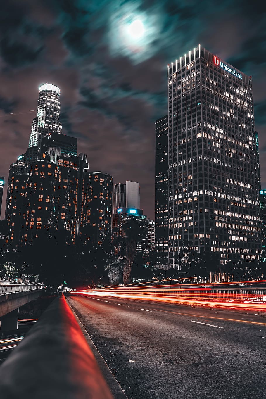 time lapse photo of cars passing on road, timelapse photography of city HD wallpaper