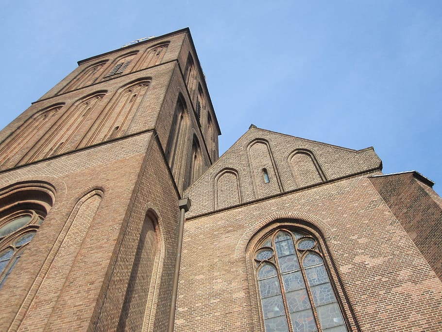 Basilica, Air, View, Overijssel, blue, hengelo, architecture HD wallpaper
