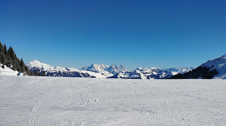 snow, winter, mountain, cold, panoramic image, landscape, nature HD wallpaper