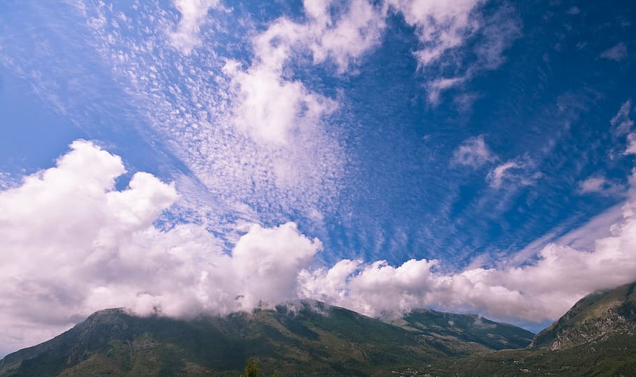 clouds, monti, mountain landscape, maratea, hiking, cloud - sky HD wallpaper