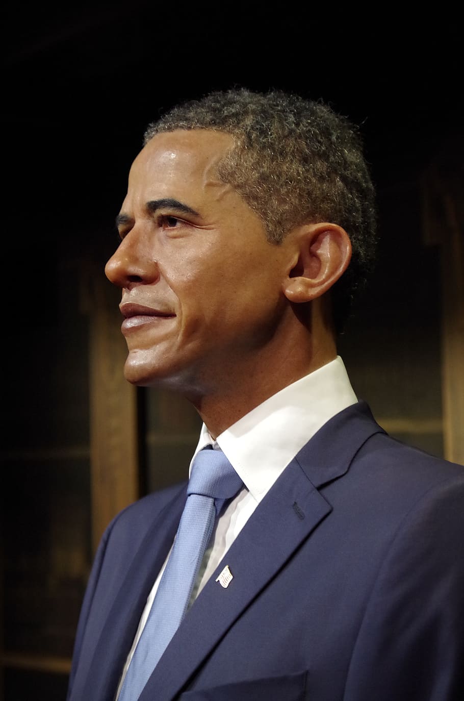 obama, the president of the, us, a wax dummy, headshot, one person, HD wallpaper