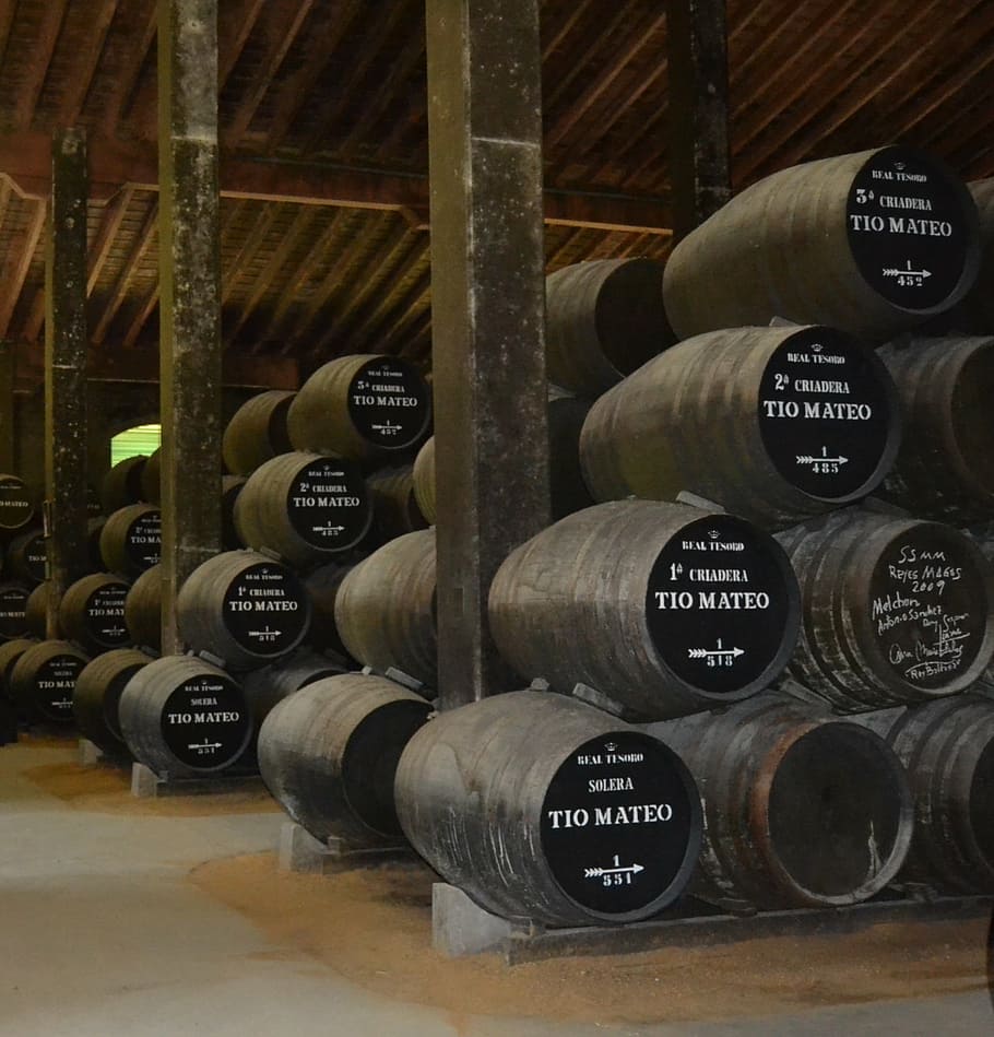 preserved barrels, winery, sherry, cask, andana, viticulture HD wallpaper