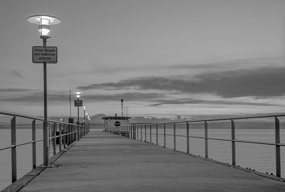 lake constance, web, hagnau, water, port, pier, germany, bank, HD wallpaper